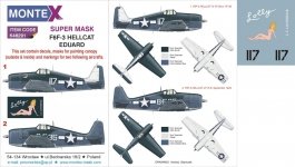 Montex K48291 F6F-3 HELLCAT 1/48