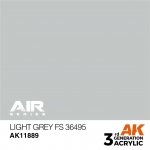 AK Interactive AK11889 LIGHT GREY FS 36495 – AIR 17ml