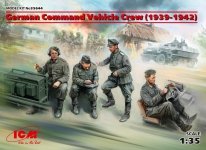 ICM 35644 German Command Vehicle Crew (1939-1942) (4 figures) 1/35