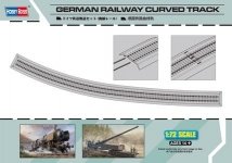 Hobby Boss 82910 German Railway Curved Track (1:72)