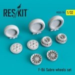RESKIT RS32-0078 F-86 Sabre wheels set 1/32