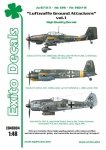 Exito ED48004 DECALS Luftwaffe Ground Attackers vol.1 - Ju 87 D-3, Hs 129, Fw 190F-8 1/48