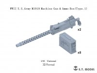 E.T. Model P35-221 WWII U.S.Army M1919 Machine Gun Ammo Box Type.1 1/35