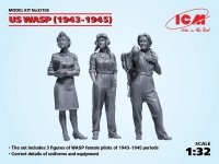 ICM 32108 US WASP (1943-1945) (3 figures) 1/32