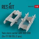 RESKIT RS48-0159 Twin store carrier with BD3-USK (2 pcs) 1/48