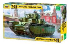 Zvezda 3667 SOVIET HEAVY TANK T-35 (1:35)