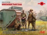ICM 35708 WWI British Tank Crew - 4 figures 1/35