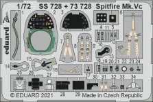 Eduard 73728 Spitfire Mk. Vc for AIRFIX 1/72