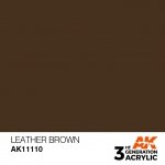 AK Interactive AK11110 LEATHER BROWN – STANDARD 17ml