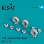 RESKIT RS72-0207 T-28 Trojan (A,B) Land based wheels set 1/72
