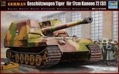 Trumpeter 00378 German Geschutzwagen Tiger fur 17cm K72 (1:35)