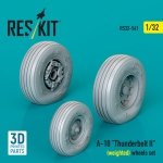 RESKIT RS32-0541 A-10 Thunderbolt II (weighted) wheels set (3D Printed) (1/32)