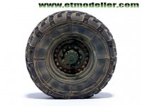 E.T. Model ER35-002 Modern US M1078 LMTV Weighted Road Wheels For TRUMPETER 01004 1/35