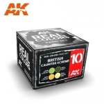 AK Interactive RCS010 BRITISH CAUNTER SCHEME SET (4x10ml)