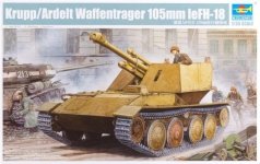 Trumpeter 01586 Krupp/Ardelt Waffentrager 105mm leFH-18 (1:35)