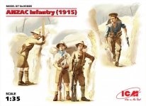 ICM 35685 ANZAC Infantry (1915) (4 figures)  1/35