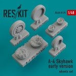 RESKIT RS48-0129 A-4 Skyhawk early version wheels set 1/48