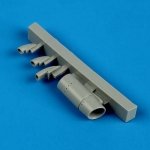 Quickboost QB48534 Antonov An-2 air intake and oil radiator Hobby Boss 1/48