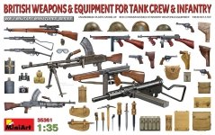MiniArt 35361 BRITISH WEAPONS & EQUIPMENT FOR TANK CREW & INFANTRY 1/35
