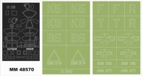 Montex MM48570 B-26B MARAUDER for ICM 48320 1/48