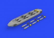 Eduard 648566 SUU-20 dispenser w/ BDU-33 & Mk.76 bombs 1/48