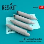 RESKIT RS48-0049 LRF-4 rocket launcher (4 pcs) 1/48