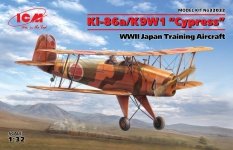ICM 32032 Ki-86a/K9W1 “Cypress”, WWII Japan Training Aircraft 1/32