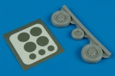 Aires 7240 F-105 Thunderchief wheels & paint masks 1/72 TRUMPETER