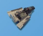 Aires 7110 F-8E Crusader cockpit set 1/72 ACADEMY