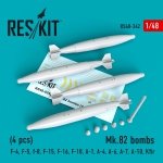 RESKIT RS48-0342 MK.82 BOMBS (4PCS) 1/48