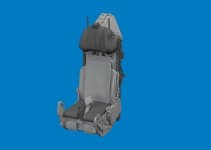 Eduard 6481086 F-35C seat PRINT Tamiya 1/48