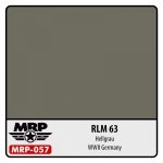 MR. Paint MRP-057 RLM 63 Hellgrau WWII German 30ml