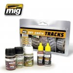 AMMO of Mig Jimenez 7437 Dry Earth Tracks - Weathering Set