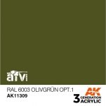 AK Interactive AK11309 RAL 6003 OLIVGRÜN OPT.1 17ml