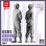 Gloria F35001 USMC Ground Crew Type 1 3D Printed Figures 1/35