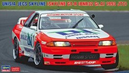 Hasegawa 20705 Unisia JECS Skyline (Skyline GT-R (BNR32 Gr.A) 1993 JTC) 1/24