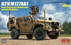 Rye Field Model 5099 JLTV M1278A1Heavy Gun Carrier Modificationwith M153 CROWS II 1/35