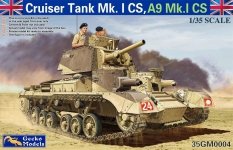 Gecko Models 35GM0004 Cruiser Tank Mk. I CS, A9 Mk.ICS (1:35)