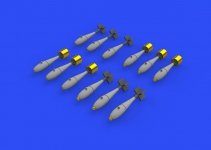 Eduard 648567 BDU-33 & Mk.76 bombs 1/48