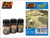 AK Interactive AK062 Streaking Effects Set