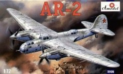 A-Model 72120 Arkhangelsky Ar-2 Soviet WW2 Dive Bomber 1:72