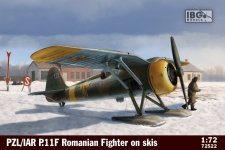 IBG 72522 PZL/IAR P.11F Romanian Fighter on skis 1/72
