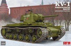 Rye Field Model 5056 KV-1 Reinforced Cast Turret TankModel 1942 1/35