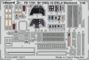 Eduard FE1191 Bf 109G-10 ERLA Weekend EDUARD 1/48