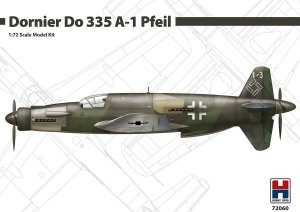 Hobby 2000 72060 Dornier Do 335 A-1 Pfeil ( DRAGON+ CARTOGRAF + MASKI ) 1/72