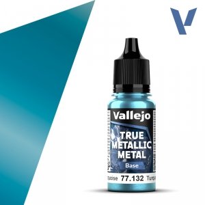 Vallejo 77132 Hydra Turquoise - True Metallic Metal - Base 18ml