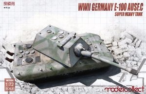 Modelcollect UA72081 WWII Germany E-100 Ausf. C  Super Heavy Tank (1:72)