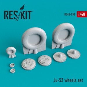 RESKIT RS48-0252 Junkers Ju -52 wheels set 1/48