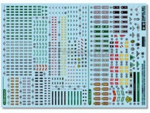 Tamiya 12625 1/16 1/35 WWII German Insignia arkusz naklejek Tamiya (1:16 1:35)
