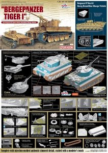 Dragon 6865 Bergepanzer Tiger I mit Borgward IV Ausf.A Heavy Demolition Charge Vehicle (1:35)